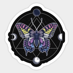 Bigender Butterfly Sticker